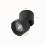 Spot Sobrepor Nordecor Alny 10w 3000k Preto 2135 - Imagem 5