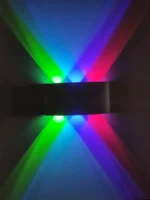 Luminaria Led 6w Meia Lua Para Arvores Decor Rgb C/ Controle - Imagem 3