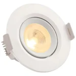 Spot Led Startec 3w Branco Embutir Teto Redondo 3000k